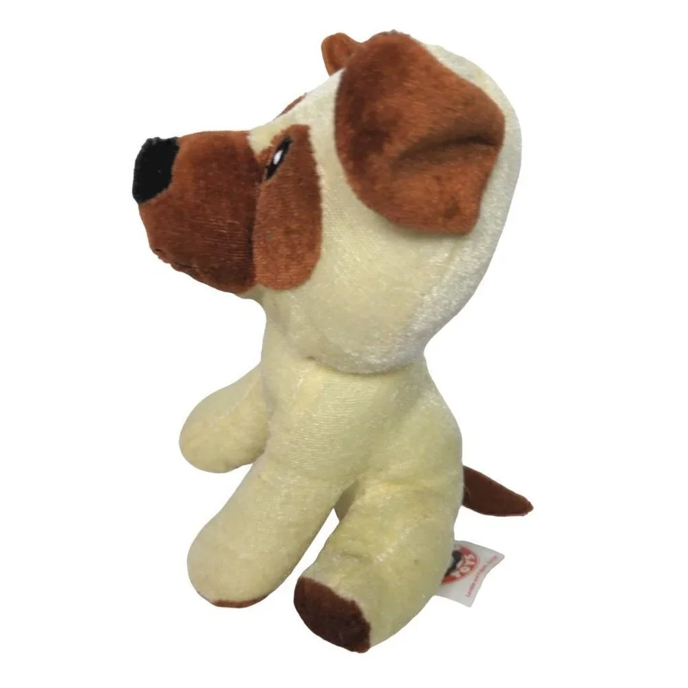 Peek A Boo Toys Puppy Dog Stuffed Animal Plush Brown 7 Inch